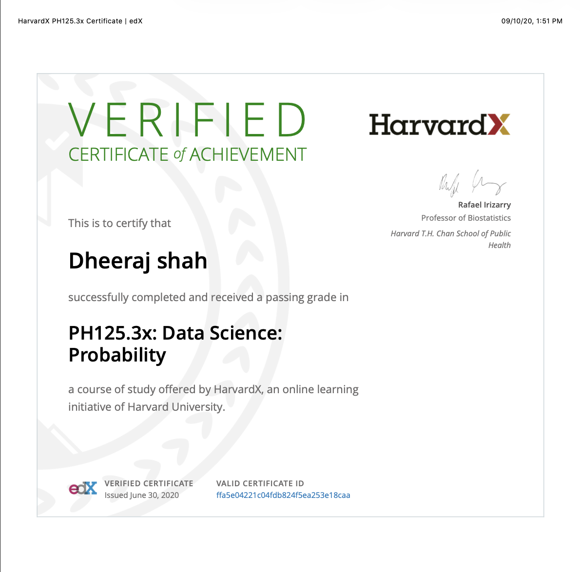 Data Science: Probability