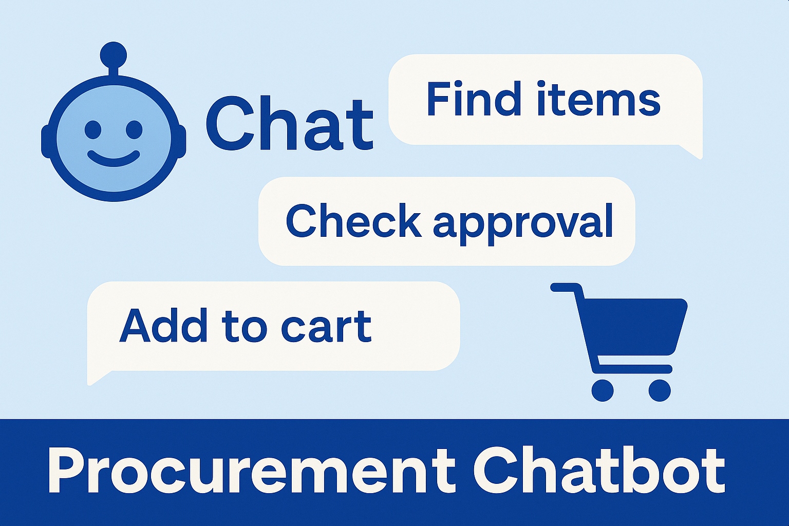 An image of the Procurement Chatbot product.