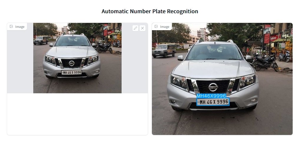 An image of the Automatic Number Plate Recognition project.